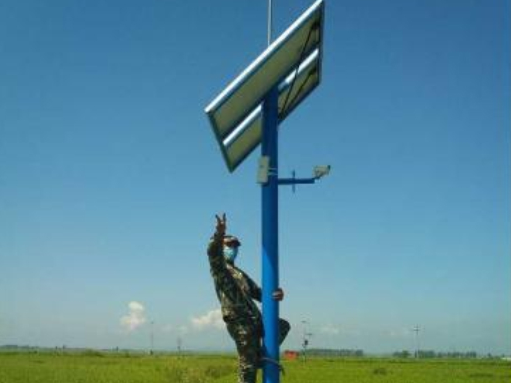 哈爾濱方正縣水(shuǐ)稻試驗田太陽能(néng)監控供電(diàn)系統